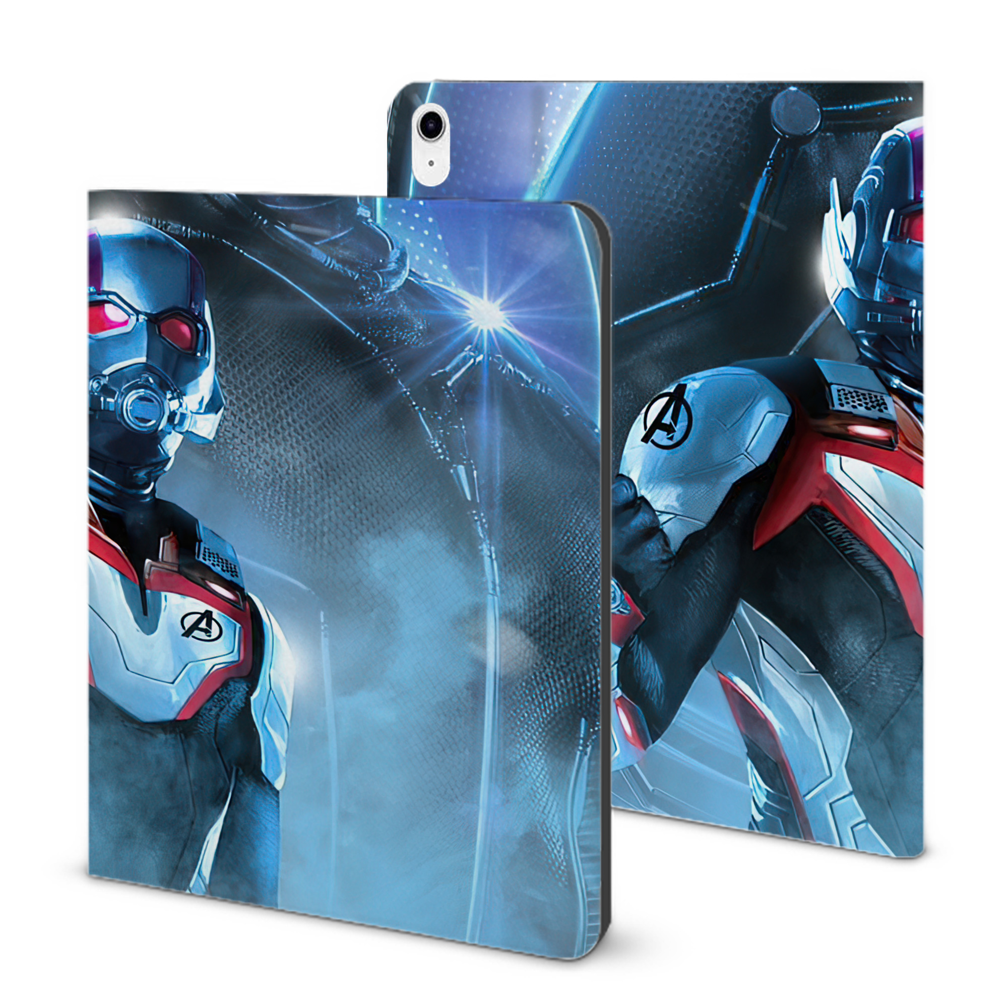（画像用） アベンジャーズ The Avengers IPad ケース ブック型 PUレザー TPU 耐衝撃 軽量 薄型 ペン収納なし 全面保護 IPad 各モデル対応